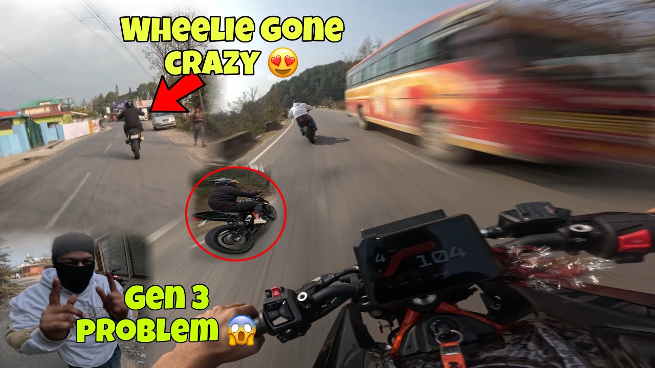 duke 390 & duke 250 😱 Gen 3 problem you know || wheelie gone crazy 😍😈