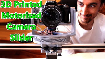 3D Printed Motorised DSLR Camera Slider With Pan/Tilt Head (Arduino/Stepper Driven) 2020