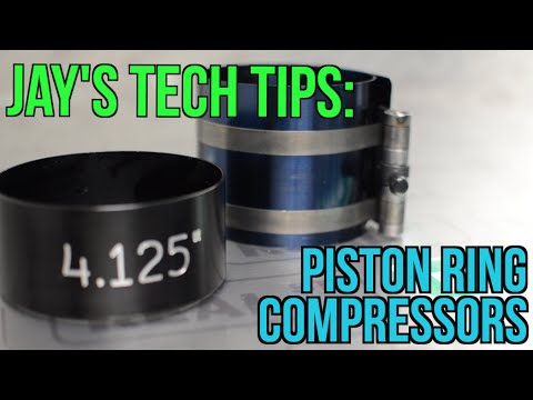 slank omvang Waarnemen How To Use Piston Ring Compressors - Jay's Tech Tips # 33 Real Street  Performance - YouTube