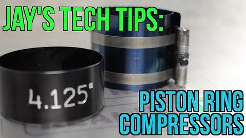 How To Use Piston Ring Compressors - Jay