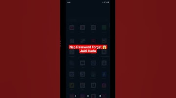 How To Nsp Forget Password 🔑 Password Forget Kaise Karen | 😱  #trending #scholarship #nsp #youtube