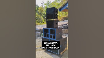 SET LINE ARRAY 2JT AN #soundsystem #linearray #boxspeaker