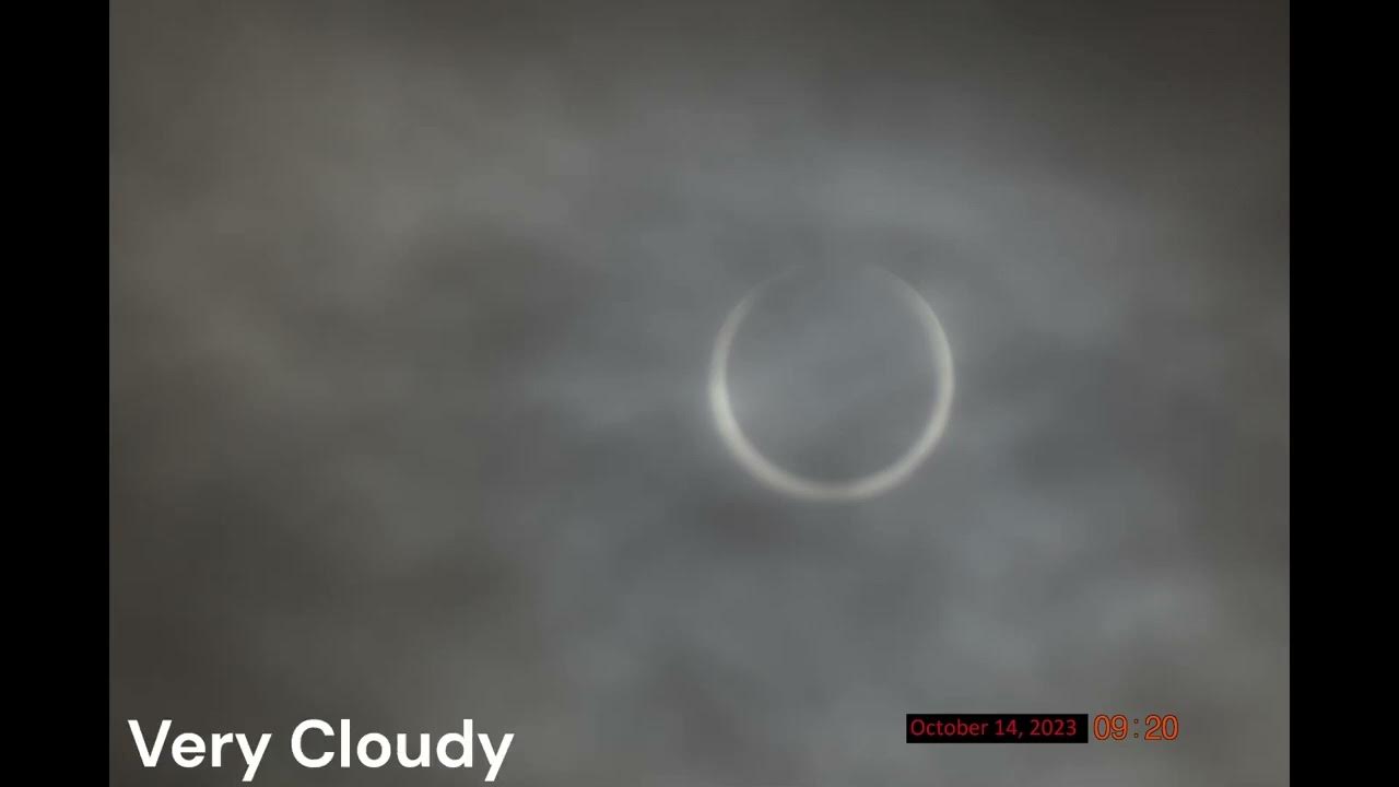 20231014 Winnemucca, NV. Annular Solar Eclipse. 11 frames through heavy
