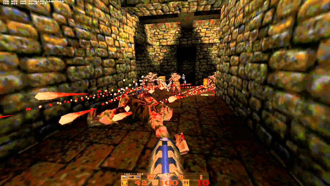 Quake - E2M3 - The Crypt of Decay (Nightmare, 100% kills & secrets)