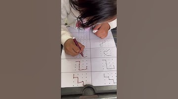 Pattern Matching along with Concentration and Focus is a simple activity to engage kids #fun #shorts