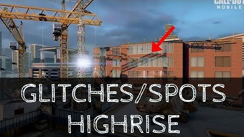 THE BEST GLITCHES/SECRET SPOTS ON HIGHRISE (COD MOBILE SEASON 8)