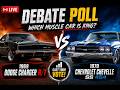 1969 Dodge Charger R/T  VS 1970 Chevrolet Chevelle SS 454 - Who Wins?