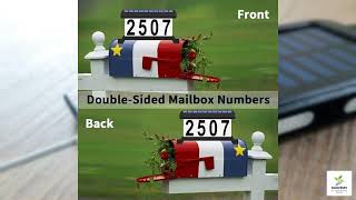 Review - IVWVI Solar Mailbox Numbers