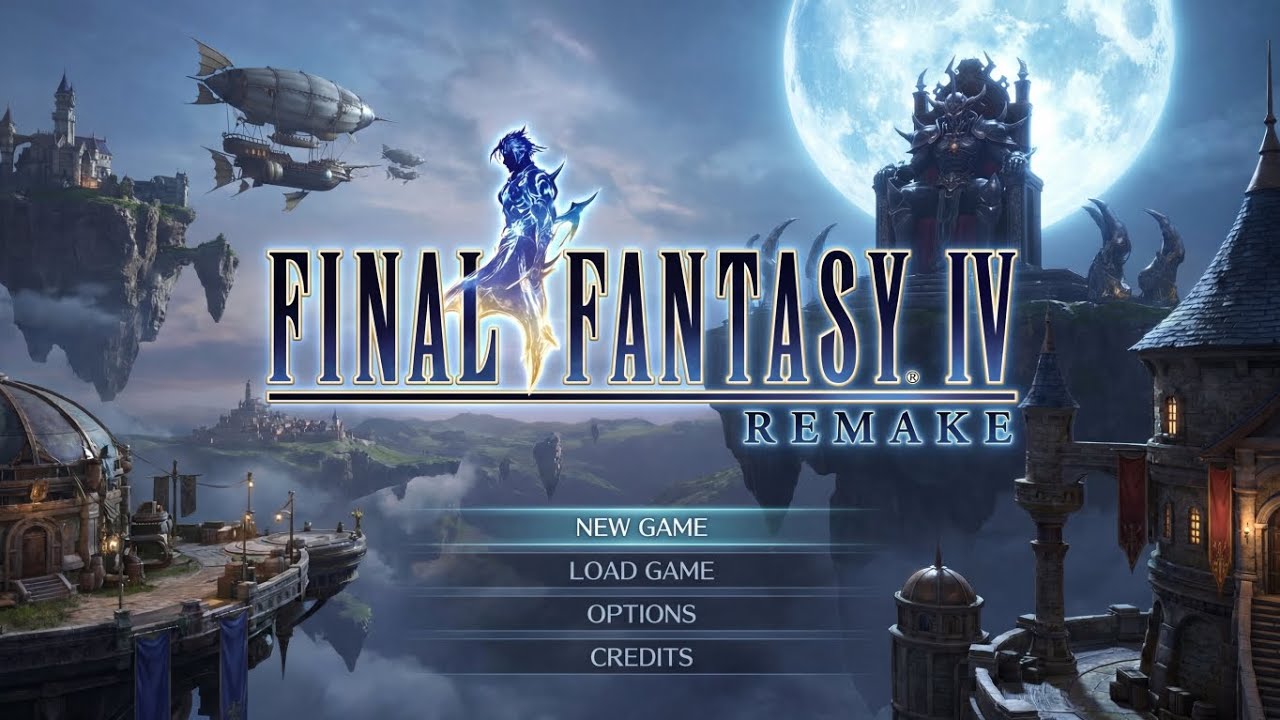 Final Fantasy 4 Remake Gameplay Trailer 