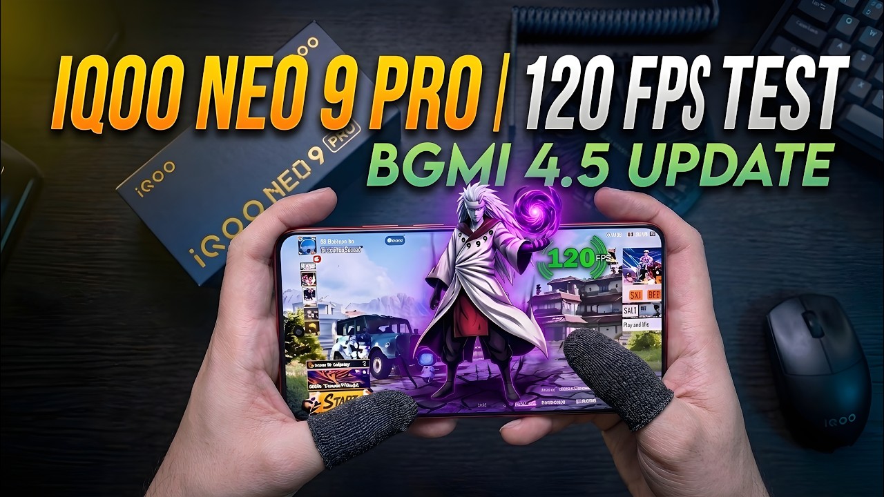 2.5 Years Later: iQOO Neo 9 Pro 120 FPS BGMI Gameplay 🔥 Handcam Stream