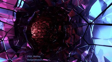 "Down The Rabbit Hole" Seamless VJ Loop (Blender + After Effects)