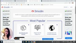 Reescreve Texto Automaticamente E Verifica Plágio - Site Smodin