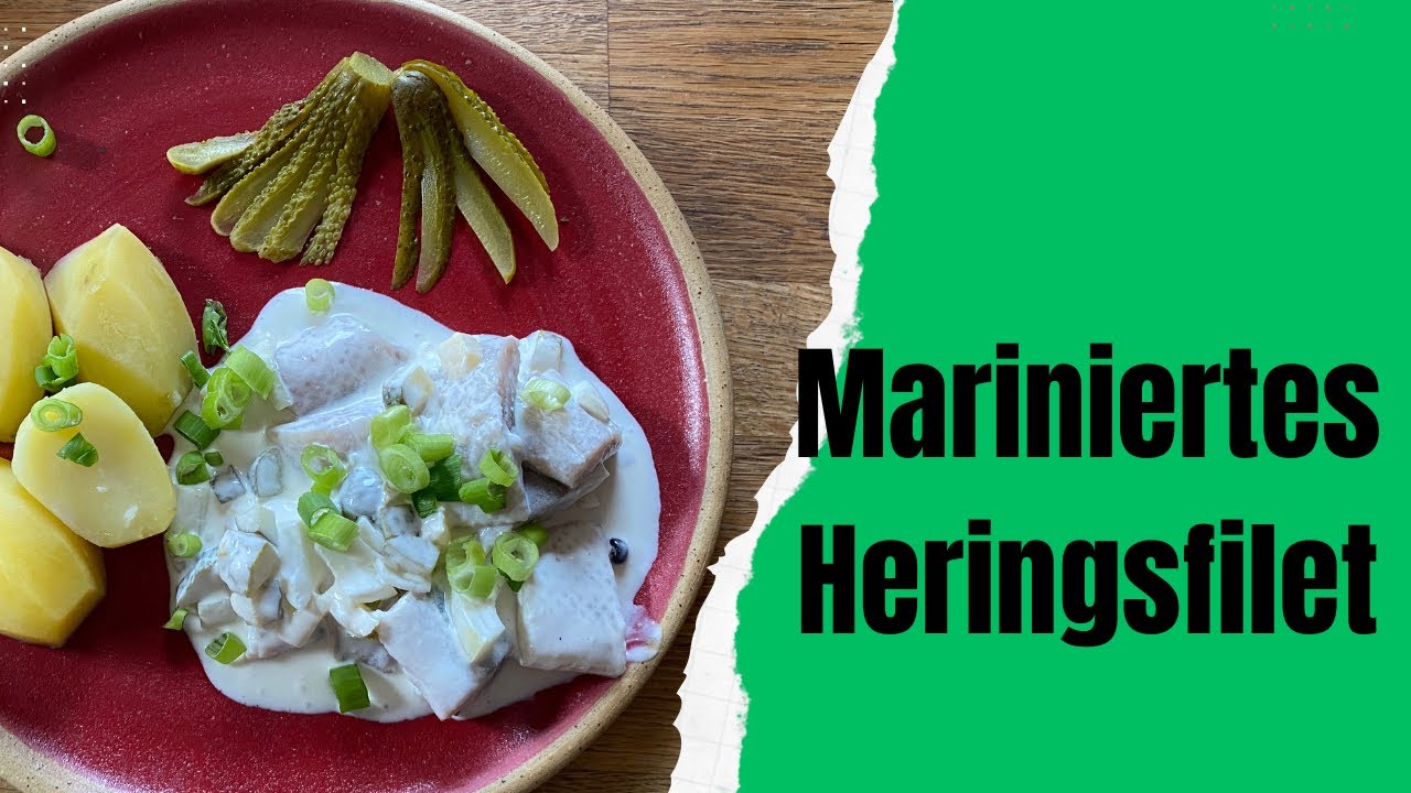 Einmarinierter Hering , Omas Rezept, Hering in Sahnesoße - YouTube
