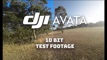 DJI Avata 10 Bit Test Footage - Ungraded and Graded