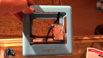 The Micro 3D printer M3D beta unboxed    YouTube new