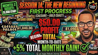 🎲🎲🏦 New Month New Challenge Session 1 part 1  Bankroll $1000. Bubble Craps Back in the Grind 