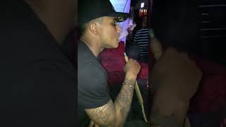 Smoking hookah in underground spot in Seoul #southkorea #seoul #lounge