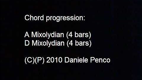 A to D Mixolydian - DP