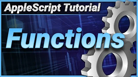 AppleScript Tutorial : Handlers (aka Functions)