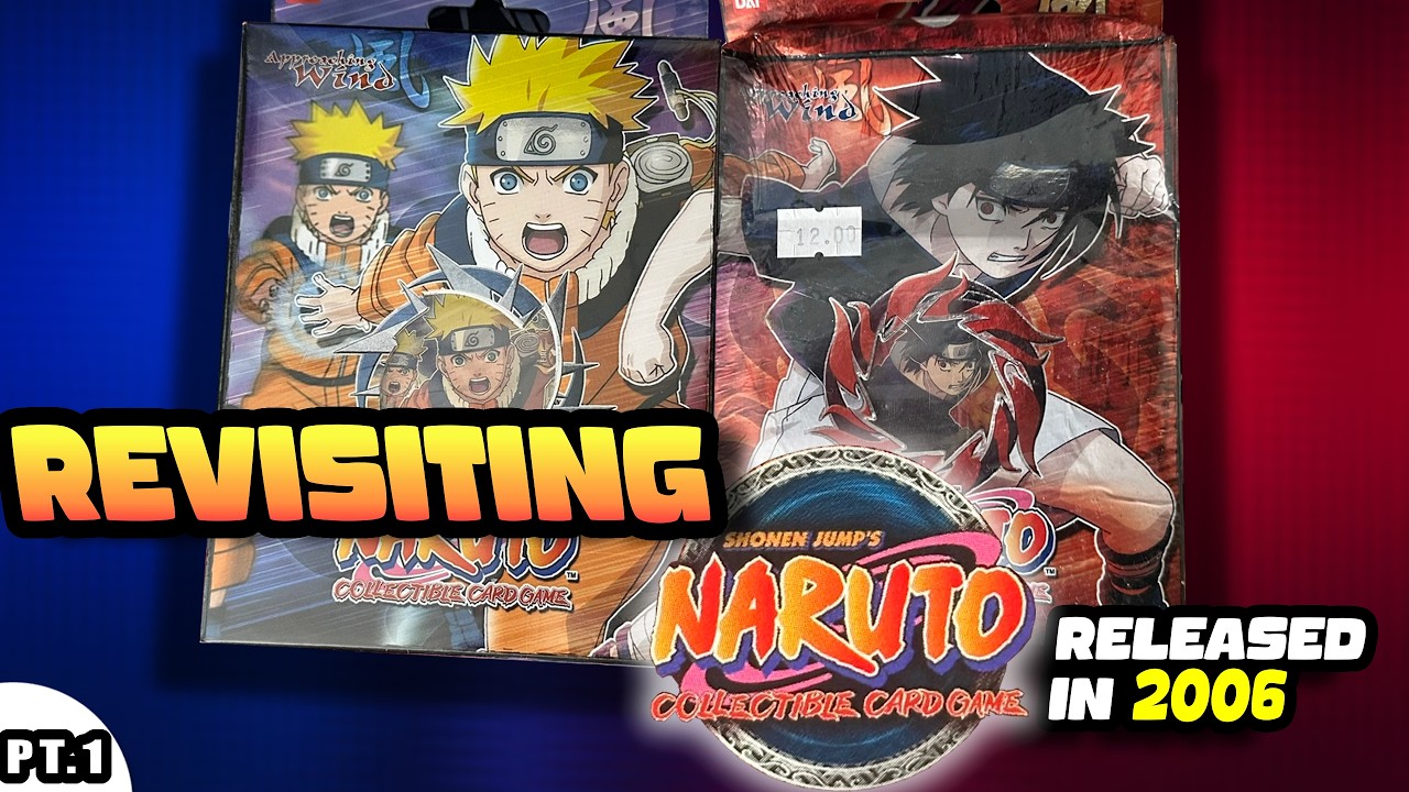 NARUTO CARD GAME ナルト&サスケセット Opening Naruto CCG Starter Decks! Naruto & Sasuke Part 1 - YouTube