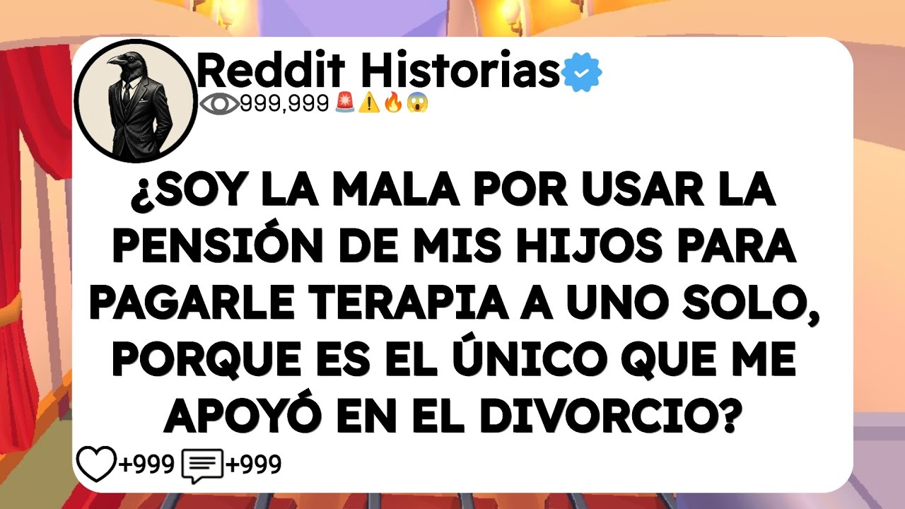 ¿SOY LA MALA POR USAR LA PENSIÓN DE MIS HIJOS PARA PAGARLE TERAPIA A UNO SOLO, PORQUE ES EL ÚNICO 