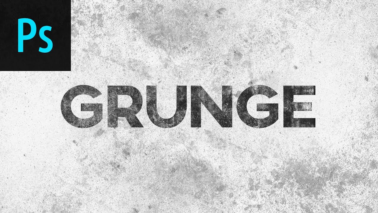 Grunge Effect Photoshop Tutorial - Youtube