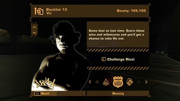 Need For Speed: Most Wanted | Gameplay | Blacklist no. 13 | Defeated | Vic | # Racing