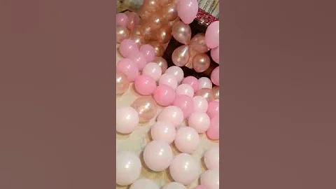 Rose gold happy birthday Decoration idea #shorts #youtubeshorts #happybirthday #short
