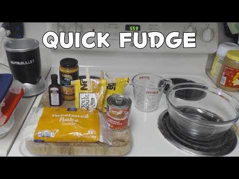 Super Easy 10 Minute Microwave Quick Fudge Recipe