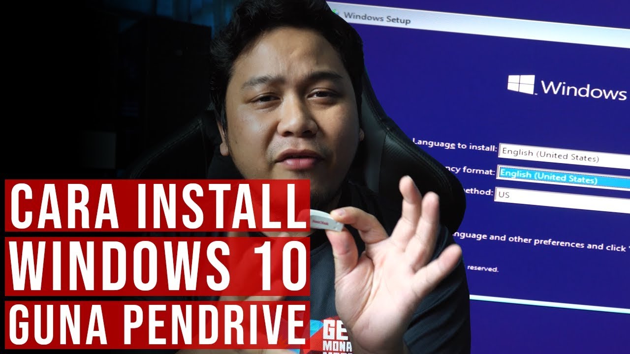 Cara Install Windows Dan Format Guna Pendrive 16GB 