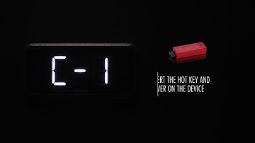 How to use the HOTKEY to change the configuration (parameter values) of the controller