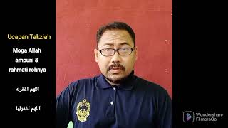 Ucapan Takziah & Ucapan Ketika Mendengar Kematian Ucapan Takziah & Ucapan Ketika Mendengar Kematian