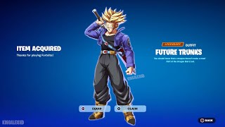 How To Get Future Trunks Skin NOW FREE In Fortnite! (Unlocked LEGO Future Trunks Style)