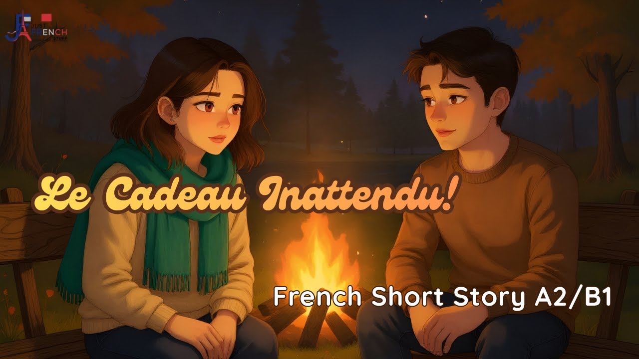 The Unexpected Gift 🎁 | Easy French Story for A2–B1 Learners (Subtitles: Français + English)
