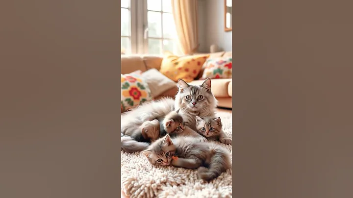 Watch the video about Cute Selkirk Rex Cat Family