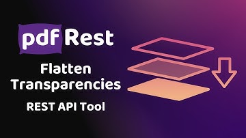 pdfRest Flatten Transparencies - REST API Tool