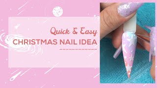 Quick & Easy Christmas Nail Idea - LDS Lavis Dip