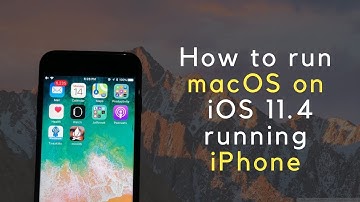 How to run MacOSX on iOS 11.4  [Jailbreak Apps without Jailbreak]