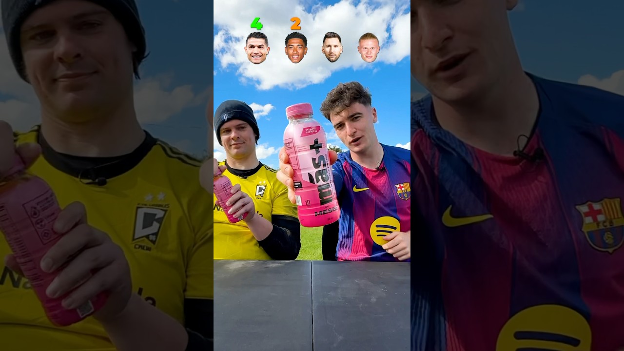 The Best Footballer Drink?🥤😳
