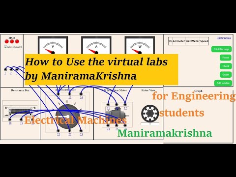 How to use Virtual labs for Engineering | elabs |  Electricalforu | http://vlabs.iitb.ac.in/