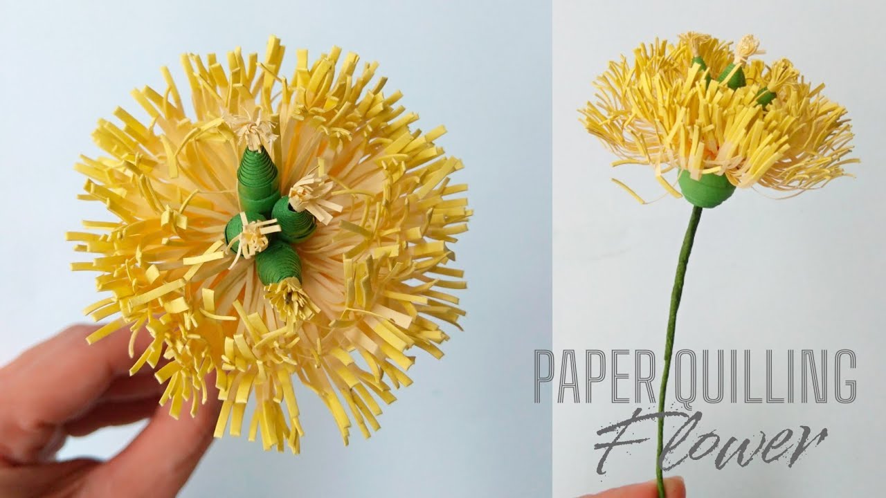 How to Make Quilling Flower | Paper Quilling Flowers 3D Tutorial