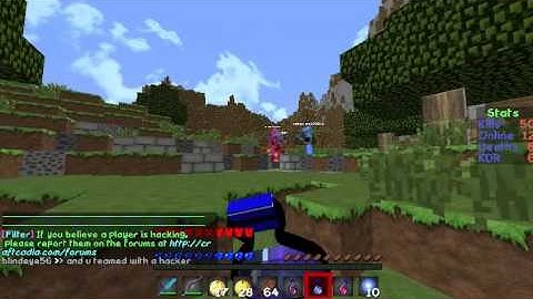 Minecraft PvP: craftcadia hacker Messi5099