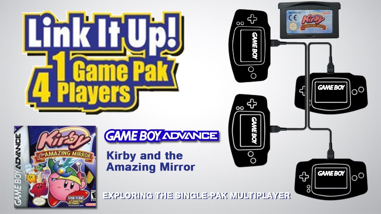 GBA Single-Pak link - Kirby and the Amazing Mirror (3 mini games that use  only 1 button) - YouTube