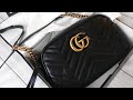 Gucci Marmont Handbag unboxing + Disco Comparison