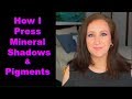 How I Press Mineral & Loose Shadows w/ Jojoba Oil | Jessica Lee