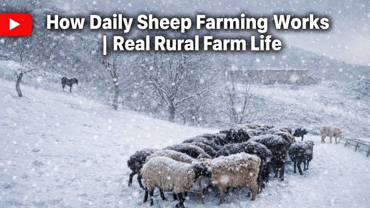 How Daily Sheep Farming Works | Real Rural Farm Life