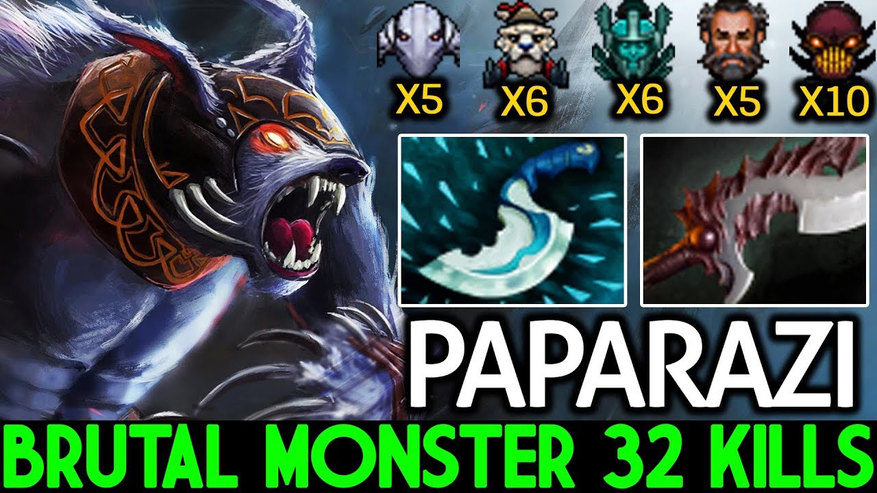 Paparazi [Ursa] Brutal Monster 32 Kills Superman is Real 7.21 Dota 2 - YouTube