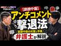 【誹謗中傷】アンチコメント撃退!弁護士が考える対策と手順【令和の虎🐯雫石アナコラボPodcast】