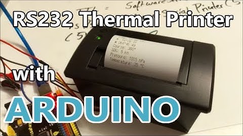 Arduino Printer Tutorial