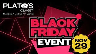 Shop Plato's Closet Ottawa on Black Friday
